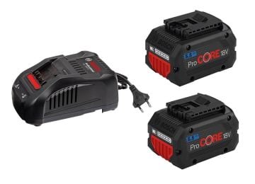Bosch ProCore 18 Volt Akü Seti 2x ProCore 18V 5.5 + GAL 1880 CV - 1600A0214C
