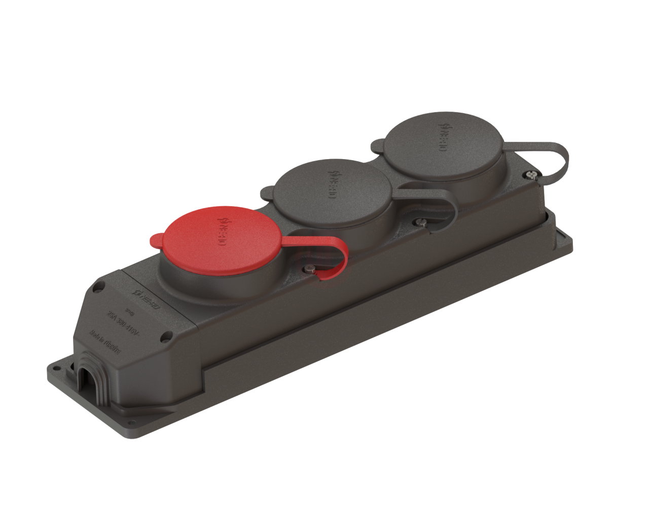 Ne-Ad Kauçuk Grubu / 3x25 A 1 Adet + 1x16 A 2 Adet - 4010