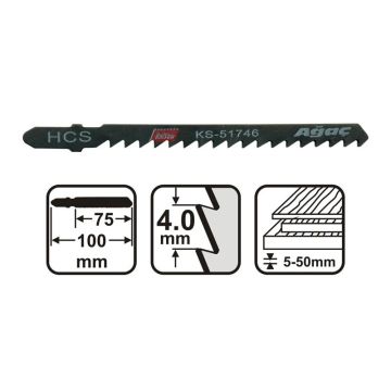 Knisaw 5 Li Dekupaj Testere Bıçağı 18 Diş - KSW51746