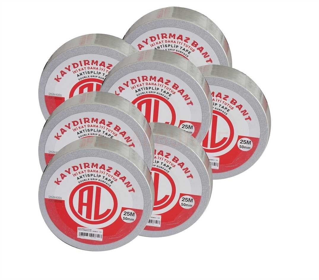 Kaydırmazlık Bandı Şeffaf 50 mm 25 Metre