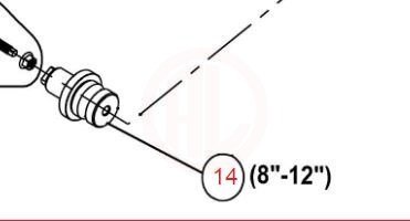Rothenberger Rogroover 1500001351 İçin Silindir 8-12 İnç - 1500001607