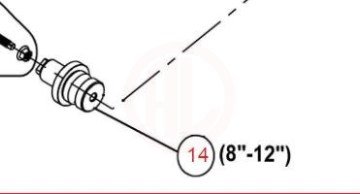 Rothenberger Rogroover 1500001351 İçin Silindir 8-12 İnç - 1500001607