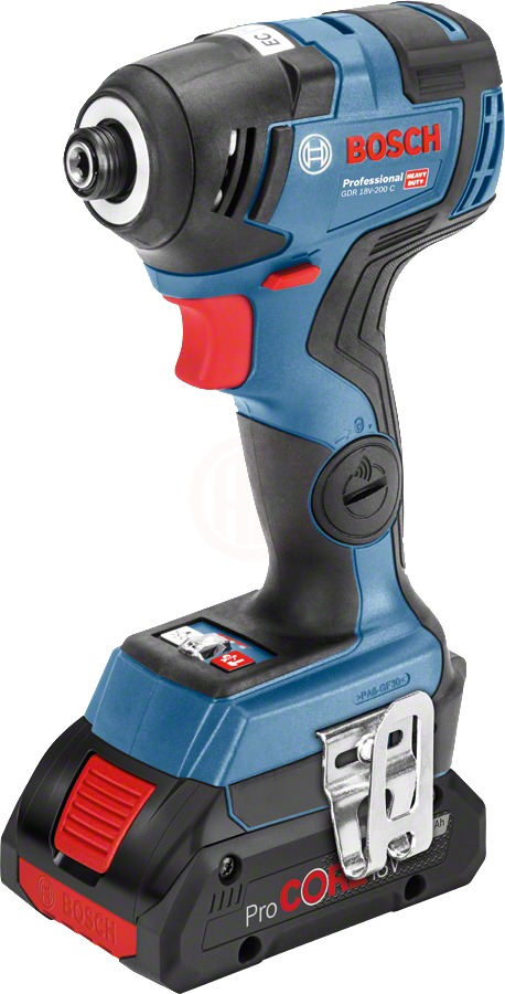 Bosch Akülü Somun Sıkma Makinesi GDR 18V-200C (2 x 4,0 Ah Akü) - 06019G4106