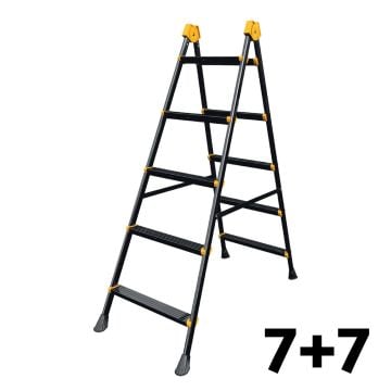 SGS 1187 7+7 Basamaklı Metal Merdiven (Doublestep)