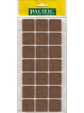 Pacific Kahve Yapışkanlı Keçe 30 Mm X 30 Mm