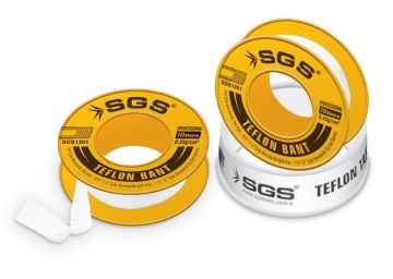 SGS 1201 Teflon Bant Profesyonel 12 Mm X 10 M X 0,35 Gr