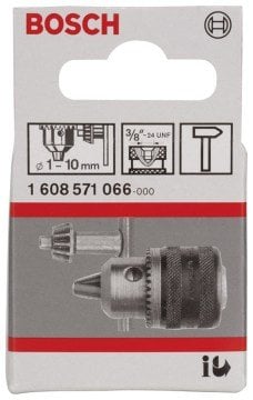 Bosch Anahtarlı Mandren 3/8 İnç - 24 UNF Ø1-10 mm V2 - 1608571066