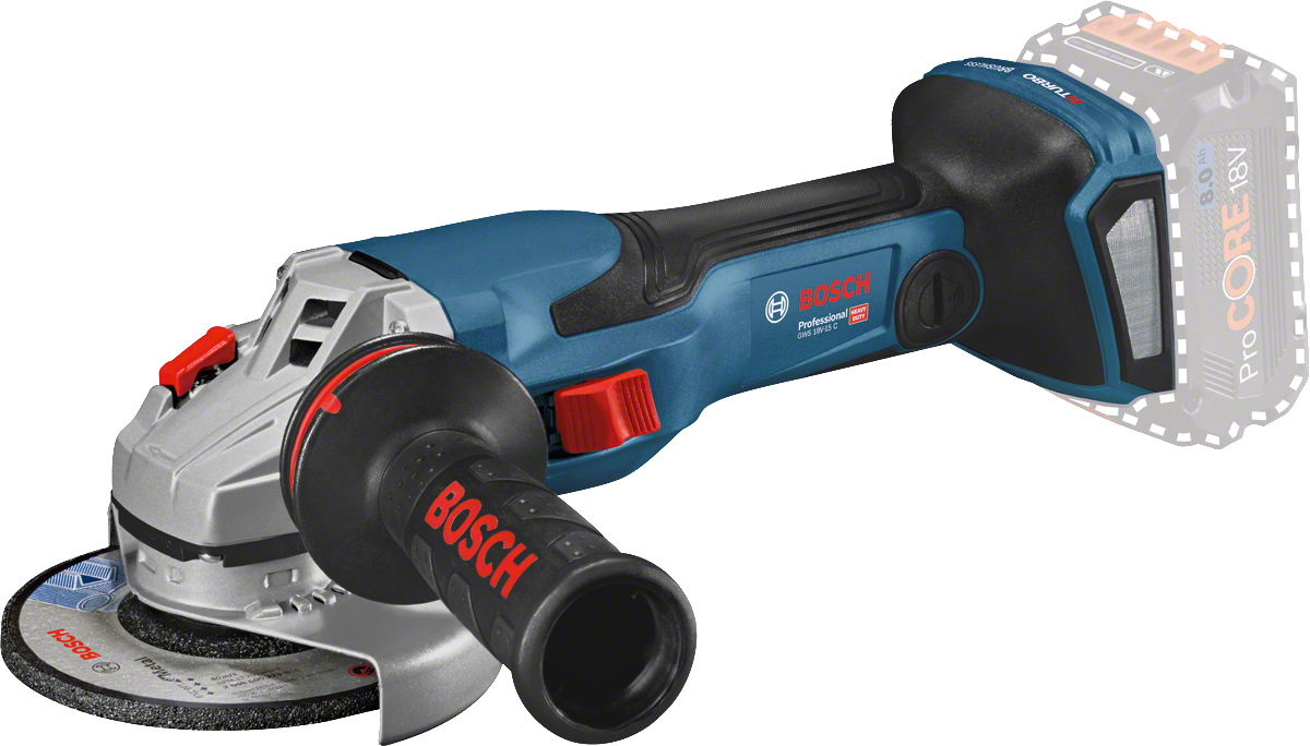 Bosch Akülü Avuç Taşlama Makinesi GWS 18V-15 C (Aküsüz) (125 mm) - 06019H6000
