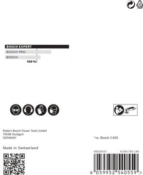 Bosch Ağ Zımpara Expert M480 93x93 mm 100 Kum (5 Adet) - 2608900717