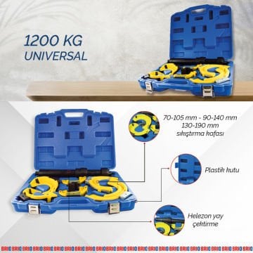 Brio Helezon Yay Çektirme 1200 Kg Universal