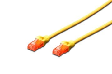 Assmann Digitus Patch Kablo, U-Utp, Cat. 6, 3 Mt, Awg 26/7, Cu, Lszh, Sarı Renk