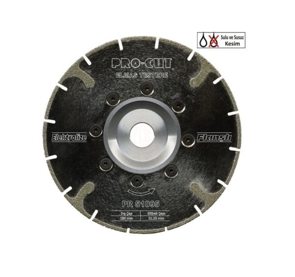 Procut PR51100 ELEKTROLİZE ELMAS TESTERE 230 MM FLANŞLI - PRC51100
