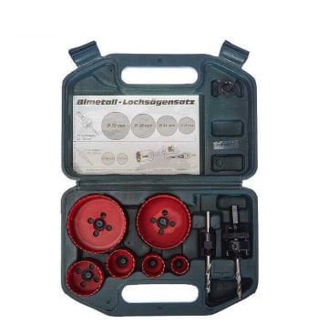 Mannesmann 44100 HSS Bi-Metal Delik Testeresi Seti, 8 Parça