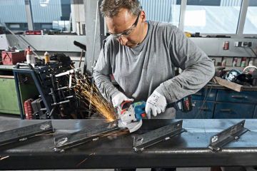 Bosch Akülü Avuç Taşlama Makinesi X-Lock GWX 18V-15 SC (2 x 8,0 Ah Akü) (125 mm) - 06019H6501