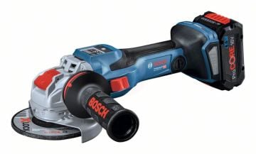 Bosch Akülü Avuç Taşlama Makinesi X-Lock GWX 18V-15 SC (2 x 8,0 Ah Akü) (125 mm) - 06019H6501