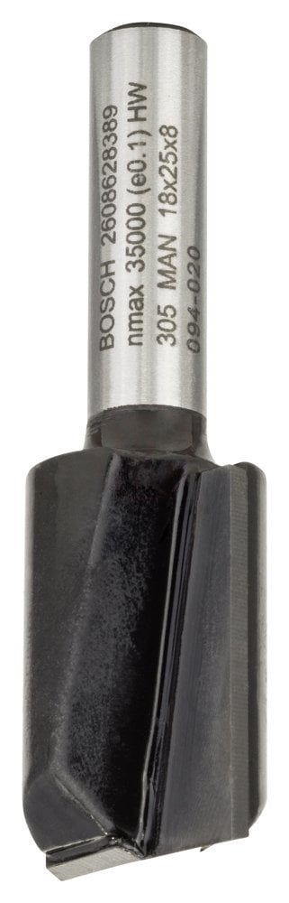 Bosch Çift Oluklu Düz Freze Ucu Standard For Wood 8x18x56 mm - 2608628389