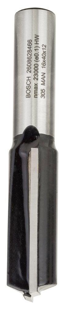 Bosch Çift Oluklu Düz Freze Ucu Standard For Wood 12x16x81 mm - 2608628466
