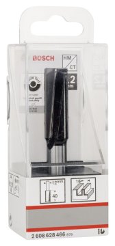 Bosch Çift Oluklu Düz Freze Ucu Standard For Wood 12x16x81 mm - 2608628466