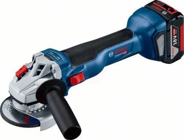 Bosch Akülü Avuç Taşlama Makinesi GWS 18V-10 (2 x 5,0 Ah Akü) - 06019J4004