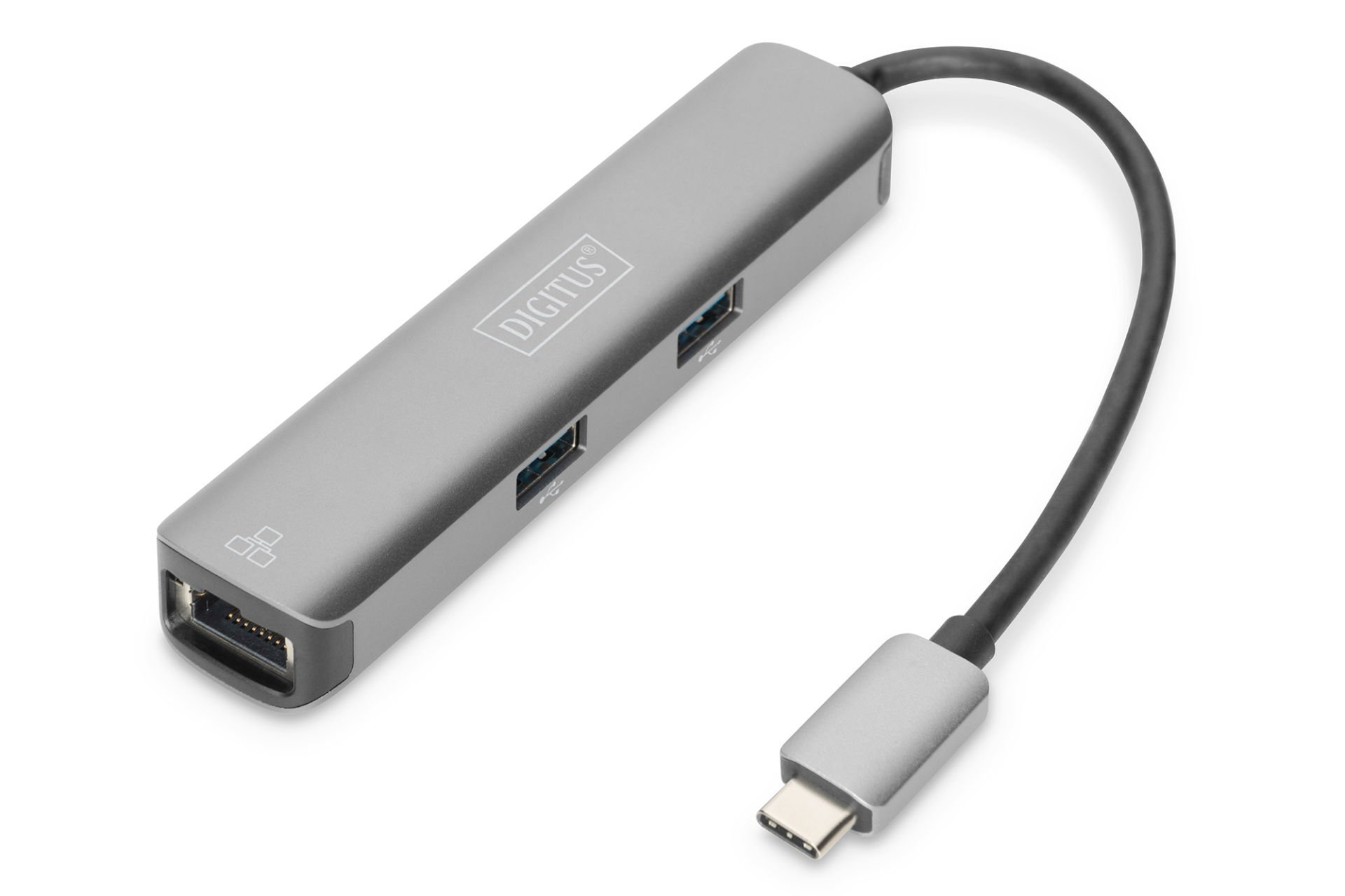 Assmann Digitus Usb Tip C Docking Station, 5 Port (Usb-C™ Dock, 5 Port) 1 X Hdmı Port (Uhd Çözünürlük, 4K/30 Hz) 1 X Usb-C™ Port (Notebook Bağlamak İçin) 3 X Usb 3.0 Port 1 X 10/100/1000 Port Alüminyum Gümüş Renk