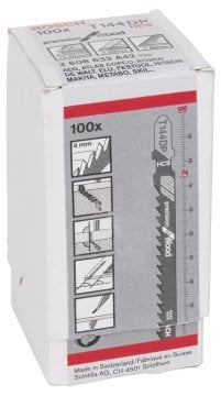 Bosch Dekupaj Testere Bıçağı Precision For Wood T144 DP 100 mm (100 Adet) - 2608633A42