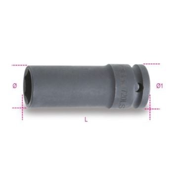 Beta Uzun İnce Tip 1/2 İnç Havalı Lokma 720LS 17 mm