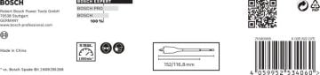 Bosch Ahşap Matkap Uç Expert SCS Yaprak HEX Set (6 Parça) (14-24 mm) - 2608900332