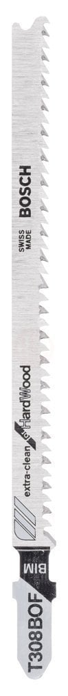 Bosch Dekupaj Testere Bıçağı ExtraClean For HardWood T 308 BOF 117 mm (5 Adet) - 2608636640