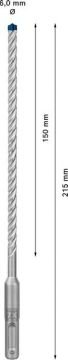 Bosch Kırıcı Delici Uç SDS-Plus-7X Expert 6x215 mm (1 Adet) - 2608900073