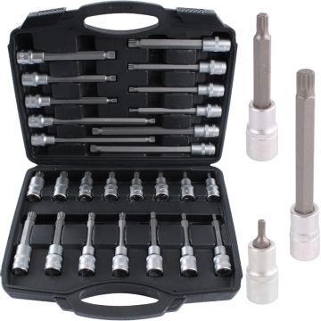 Tecpo BRIO Lokma Set Torx (Tork) 1/2 32 Parça T20-T70 Kısa - Orta - Uzun