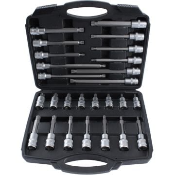 Tecpo BRIO Lokma Set Torx (Tork) 1/2 32 Parça T20-T70 Kısa - Orta - Uzun