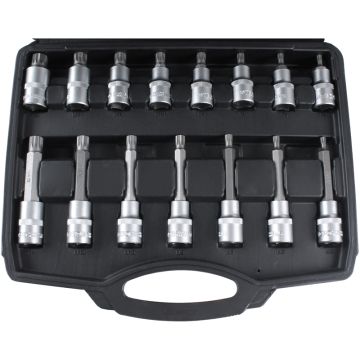 Tecpo BRIO Lokma Set Torx (Tork) 1/2 32 Parça T20-T70 Kısa - Orta - Uzun