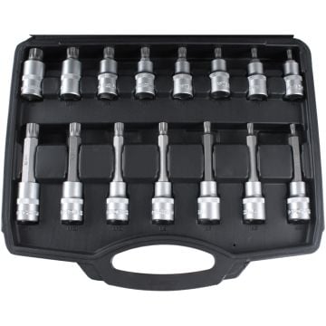 Tecpo BRIO Lokma Set Torx (Tork) 1/2 32 Parça T20-T70 Kısa - Orta - Uzun