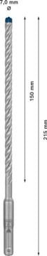 Bosch Kırıcı Delici Uç SDS-Plus-7X Expert 7x215 mm (1 Adet) - 2608900085