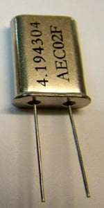 Schukat Krıstal, 4,194304 Mhz Hc-18/U