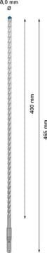 Bosch Kırıcı Delici Uç SDS-Plus-7X Expert 8x465 mm (1 Adet) - 2608900093