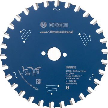 Bosch Daire Testere Bıçağı Expert For SandwichPanel 165x20 mm 30 Diş - 2608644366