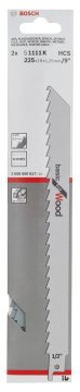 Bosch Panter Testere Bıçağı Basic For Wood S 1111 K 225 mm (2 Adet) - 2608650617