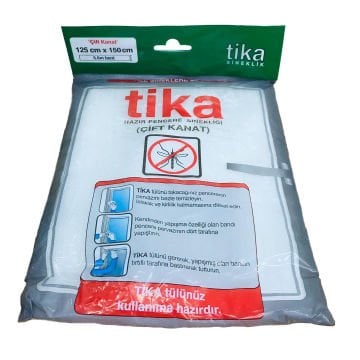AL Çift Kanat Sineklik Teli 125X150 Cm 4 Mt Bant