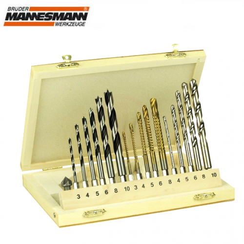 Mannesmann 54317 Matkap-Freze Uç Seti, 17 Parça