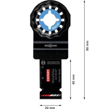 Bosch Starlock Aksesuarı / Expert Starlock Testere Ucu MeMax AIZ 20AT (5 Adet) - 2608900013