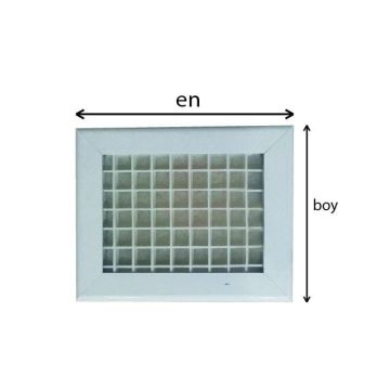 Özel Ölçü Kare Petek Menfez En/Boy 25 cm - 55 cm