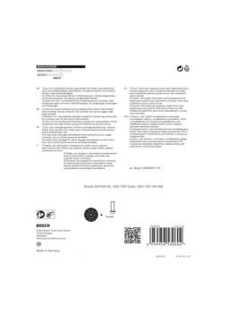 Bosch Sistem Aksesuarı / Expert Zımpara Tabanı ÇD-O 150 mm (GEX150AC/AVE/T) - 2608900010