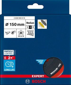Bosch Sistem Aksesuarı / Expert Zımpara Tabanı ÇD-O 150 mm (GEX150AC/AVE/T) - 2608900010
