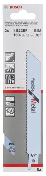 Bosch Panter Testere Bıçağı Flexible For Metal S 922 BF 150 mm (2 Adet) - 2608656037