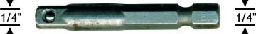 Proscr Soket Adaptörü 1/4 İnç X 50 Mm X 1/4 İnç (Scr03031)