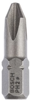 Bosch Vidalama Ucu Extra Hard PH2x25 mm (10 Adet) - 2607001512