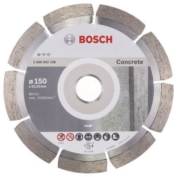 Bosch Elmas Kesme Diski Standard For Concrete 150x22,23 mm - 2608602198