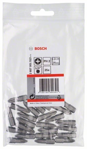 Bosch Vidalama Ucu Extra Hard PH2x25 mm (25 Adet) - 2607001513