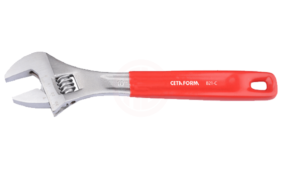 Ceta Form Kurbağacık Anahtar (Krom Kaplı-Pvc Daldırma Saplı) 150 Mm